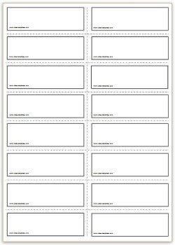 Free Printable Flash Cards Template