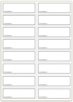blank flashcard template