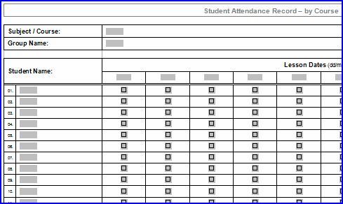 Attendance Sheet Template on Sample Attendance Clerk Resume  Free Attendance Clerk Cv Template