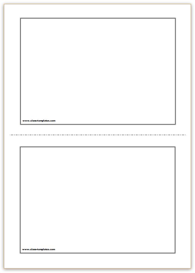 Flash Card Template