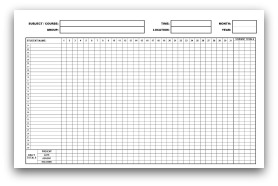 monthly attendance sheet template for teachers