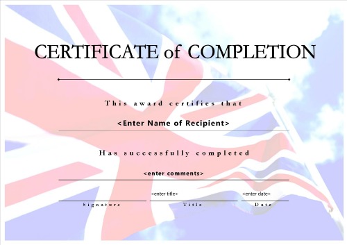 Certificate of Completion 007