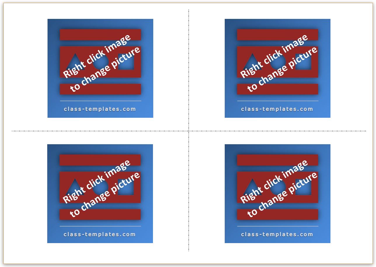 Make Flash Cards Using Ms Word