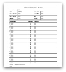 student attendance sheets and class registers class attendance sheet
