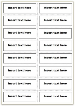 Vocabulary Flash Cards Using Ms Word 8x2 Vocabulary Flash Cardstemplate
