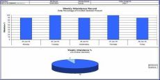 Weekly Attendance Chart