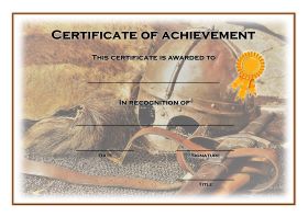 Free Printable Certificates of Achievement - A4 Landscape - History 1