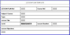 Lesson Plan Format