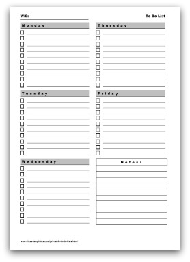 Blank Class List Template from www.class-templates.com