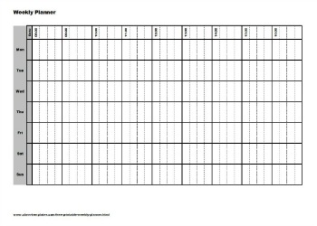 Free Printable Weekly Planner